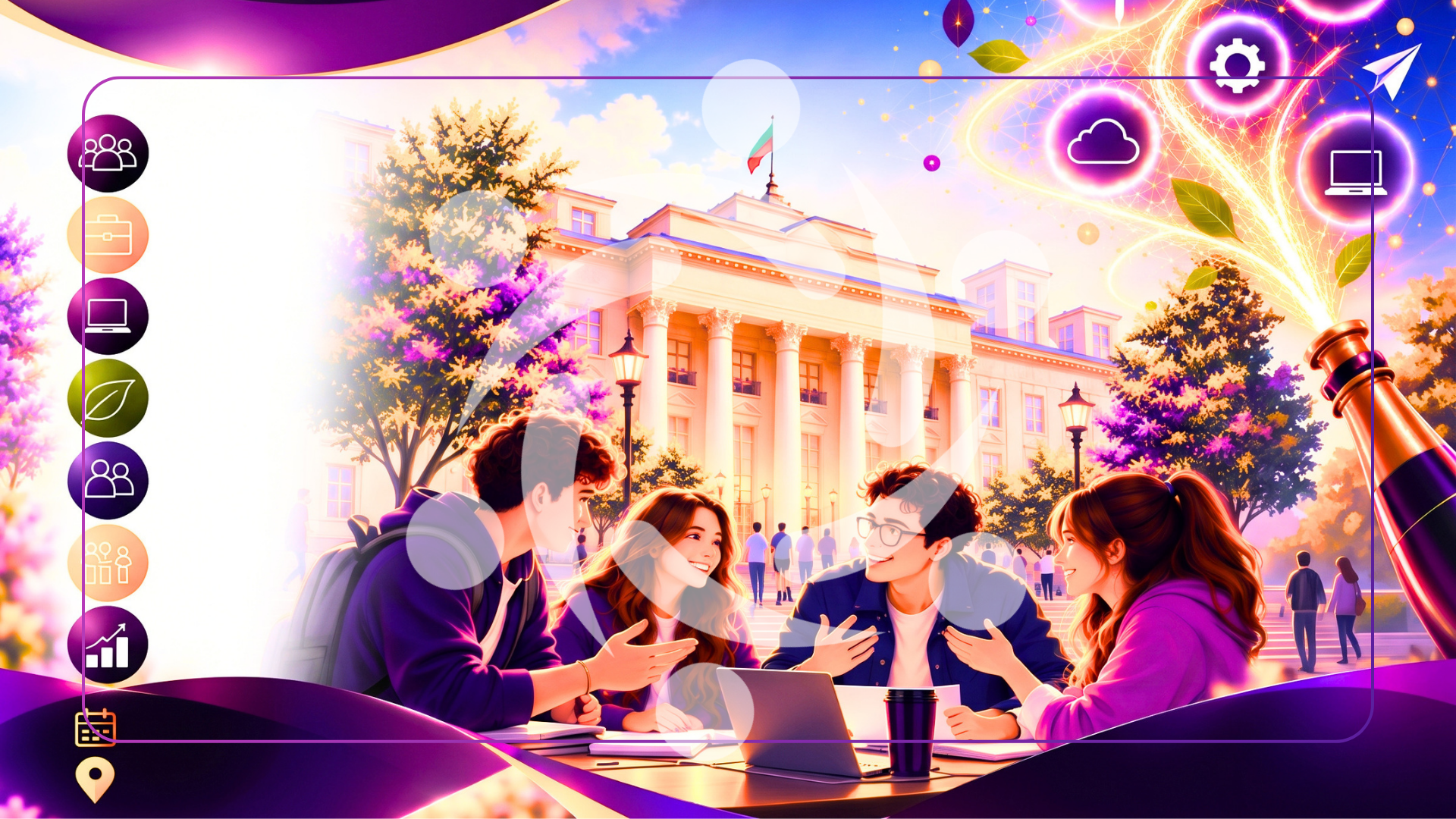 „Sparkling Minds – млади лидери, дигитални идеи“: Катедра „Мениджмънт и социални дейности“ организира традиционното ученическо състезание за иновативни решения